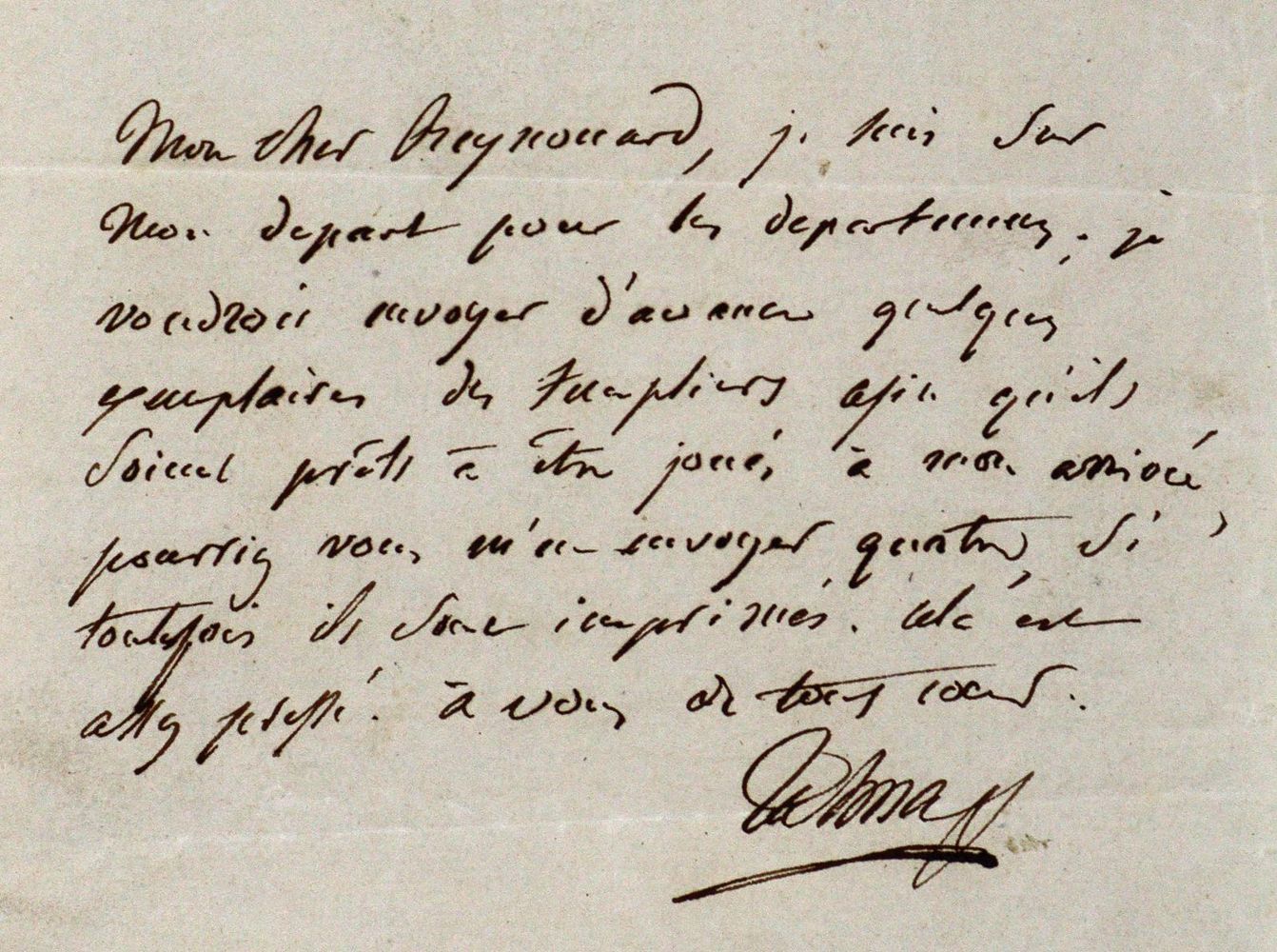 Große Abbildung Nr.1: 127-1845 Talma, François Joseph,: (Autographen)