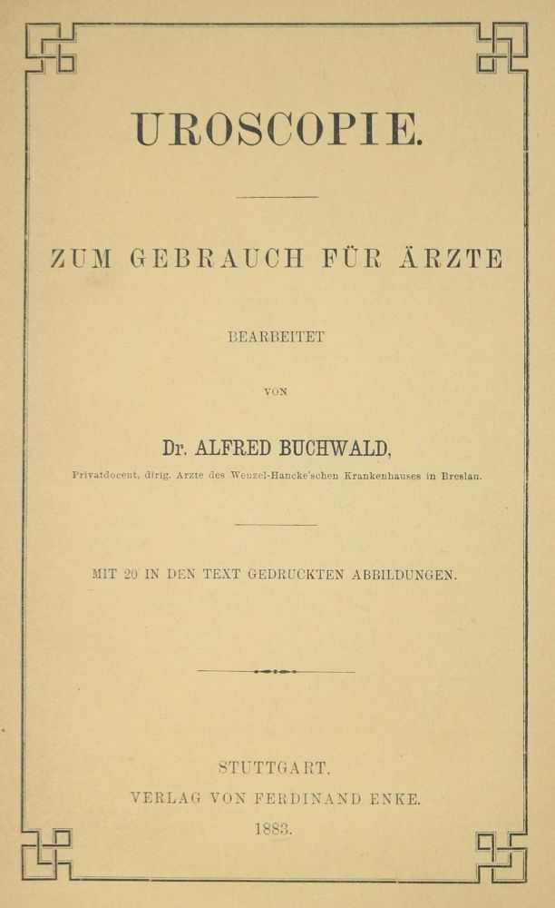 Große Abbildung Nr.1: 127-187 Harn.: (Aus der Sammlung Professor Dr.Dr.Johannes Büttner Teil 1)