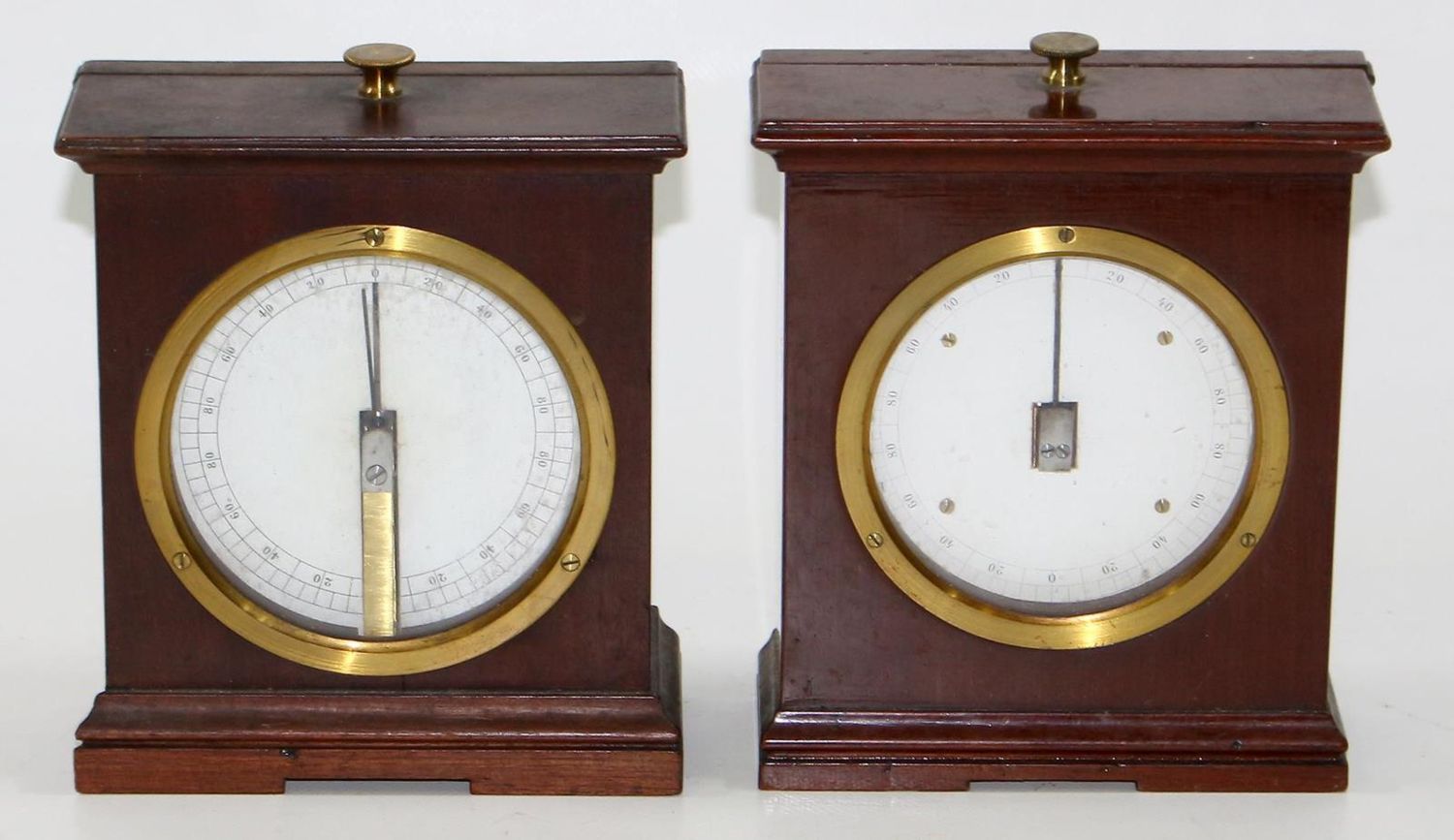 Große Abbildung Nr.1: 127-1888 Paar Galvanometer: (Varia)