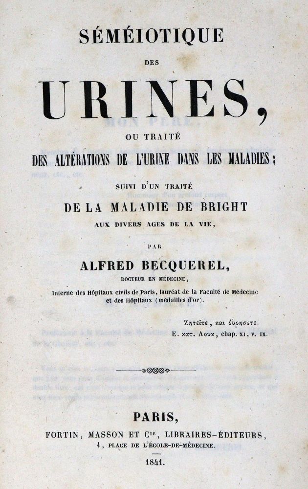 Große Abbildung Nr.1: 127-19 Becquerel,A.: (Aus der Sammlung Professor Dr.Dr.Johannes Büttner Teil 1)