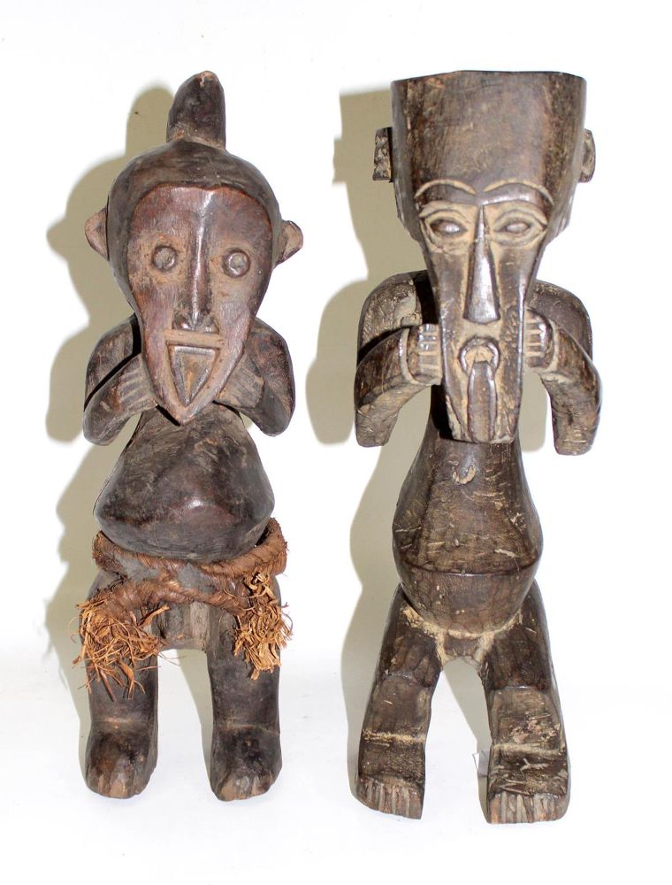 Große Abbildung Nr.1: 127-1905 Paar Ahnenfig.: (Afrika, Figuren)
