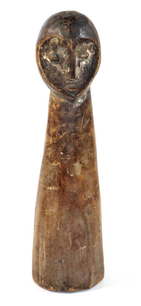 Große Abbildung Nr.1: 127-1928 Lega alte Janusfigur.: (Afrika, Sammlung Wolfgang Nerlich, Figuren)