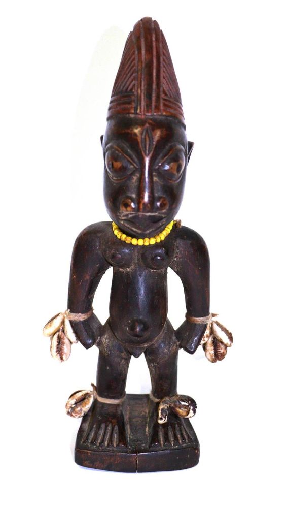 Große Abbildung Nr.1: 127-1939 Yoruba Nigeria.: (Afrika, Sammlung Wolfgang Nerlich, Figuren)
