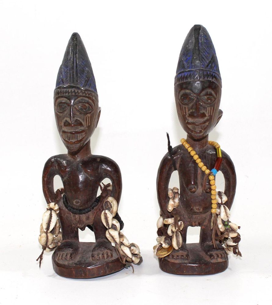 Große Abbildung Nr.1: 127-1940 Yoruba Nigeria.: (Afrika, Sammlung Wolfgang Nerlich, Figuren)