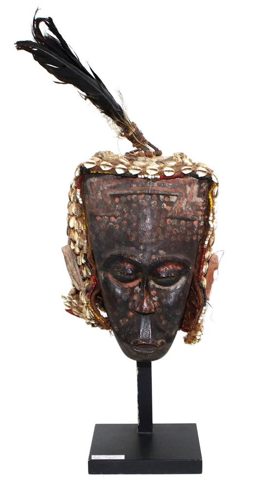 Große Abbildung Nr.1: 127-1955 Kuba, Kongo.: (Afrika, Sammlung Wolfgang Nerlich, Masken)