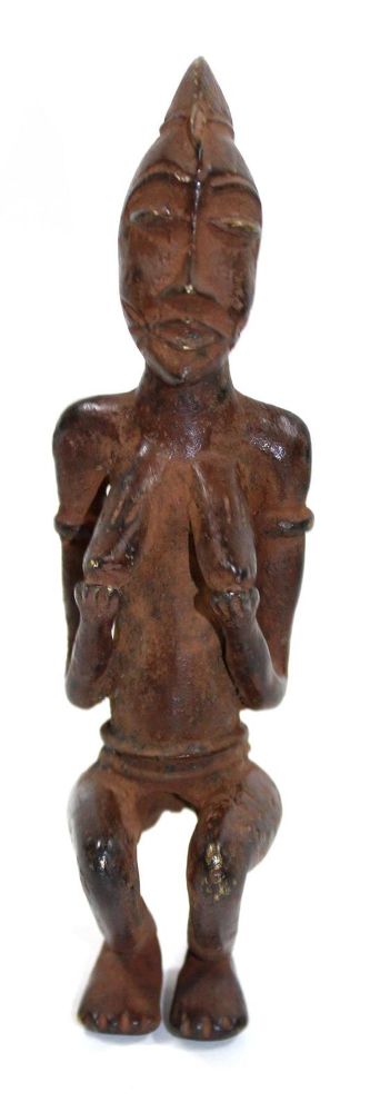 Große Abbildung Nr.2: 127-1988 Senufo Bronze: (Afrika)