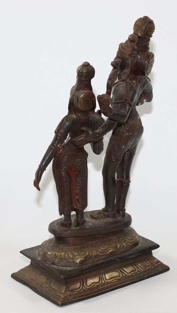 Große Abbildung Nr.2: 127-2014 Lord Shiva u. Parvati.: (Asiatika)