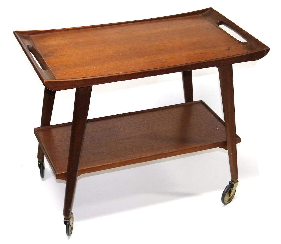 Große Abbildung Nr.1: 127-2045 Servierwagen Skandinavien.: (Möbel, Design)