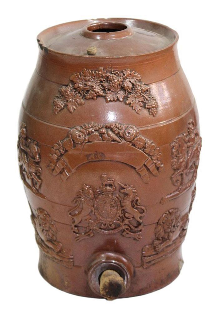 Große Abbildung Nr.1: 127-2067 Whisky Fass Schottland.: (Porzellan u. Keramik, Fayencen)