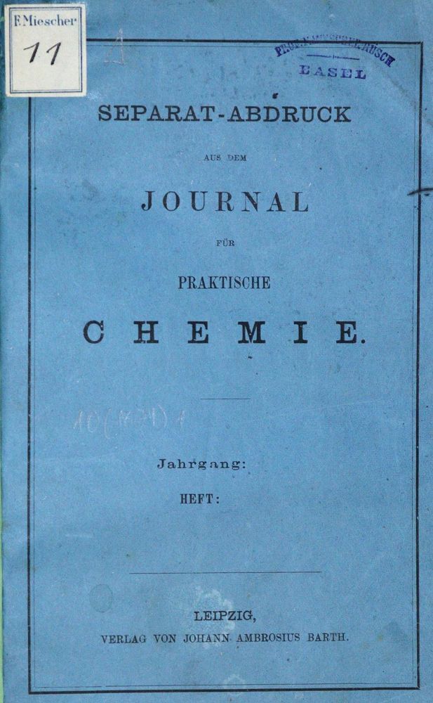 Große Abbildung Nr.2: 127-207 Hüfner,G.v.: (Aus der Sammlung Professor Dr.Dr.Johannes Büttner Teil 1)