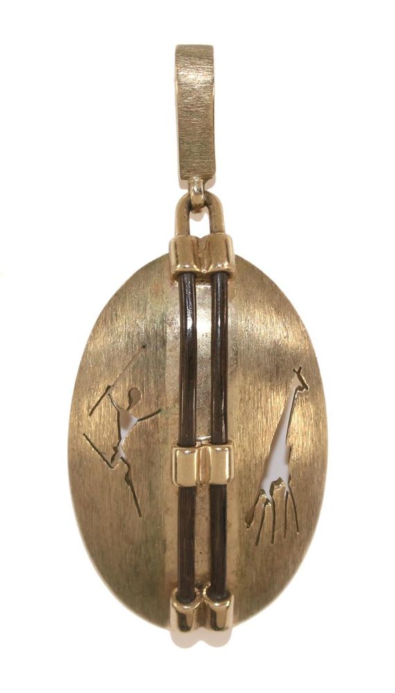 Große Abbildung Nr.1: 127-2096 Art Deco Anhänger wohl London: (Schmuck, Anhänger)