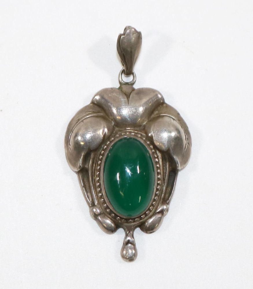 Große Abbildung Nr.1: 127-2103 Jugendstil Brosche: (Schmuck, Anhänger)