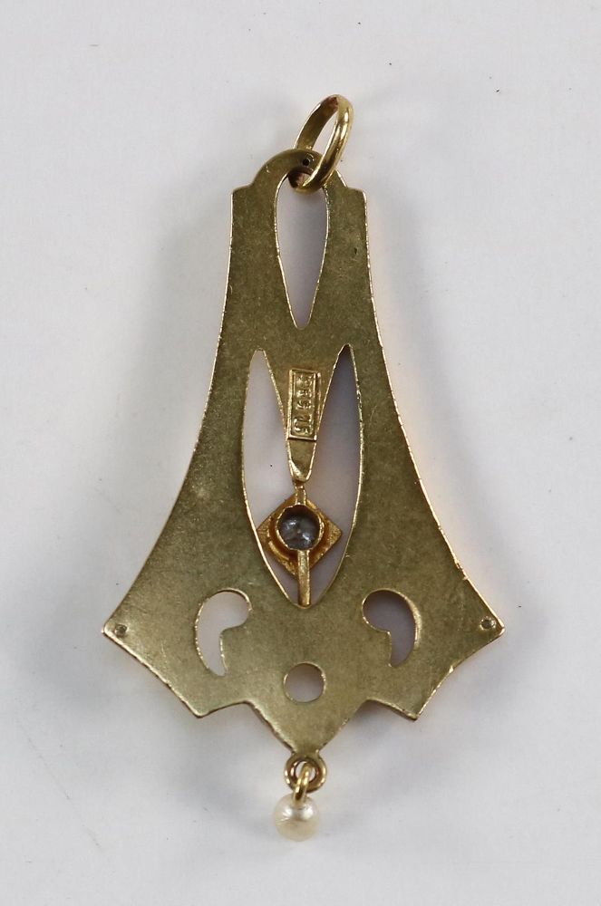 Große Abbildung Nr.2: 127-2107 Zerrener 585 GG: (Schmuck, Anhänger)