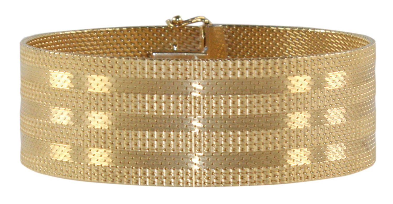 Große Abbildung Nr.1: 127-2108 Flachpanzerband 585 GG: (Schmuck, Armbänder)