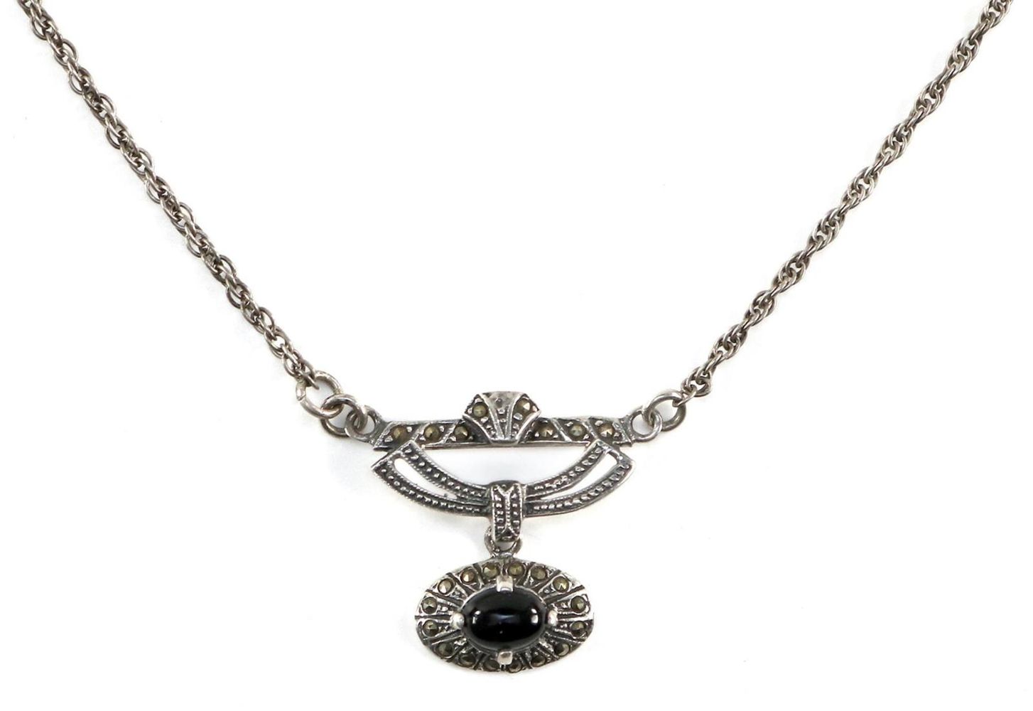 Große Abbildung Nr.1: 127-2132 Collier im Art Déco: (Schmuck, Collier)