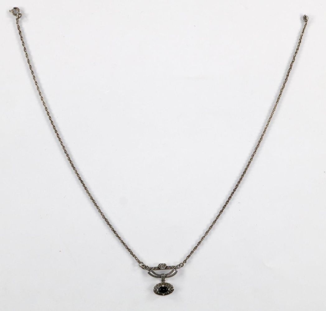 Große Abbildung Nr.2: 127-2132 Collier im Art Déco: (Schmuck, Collier)