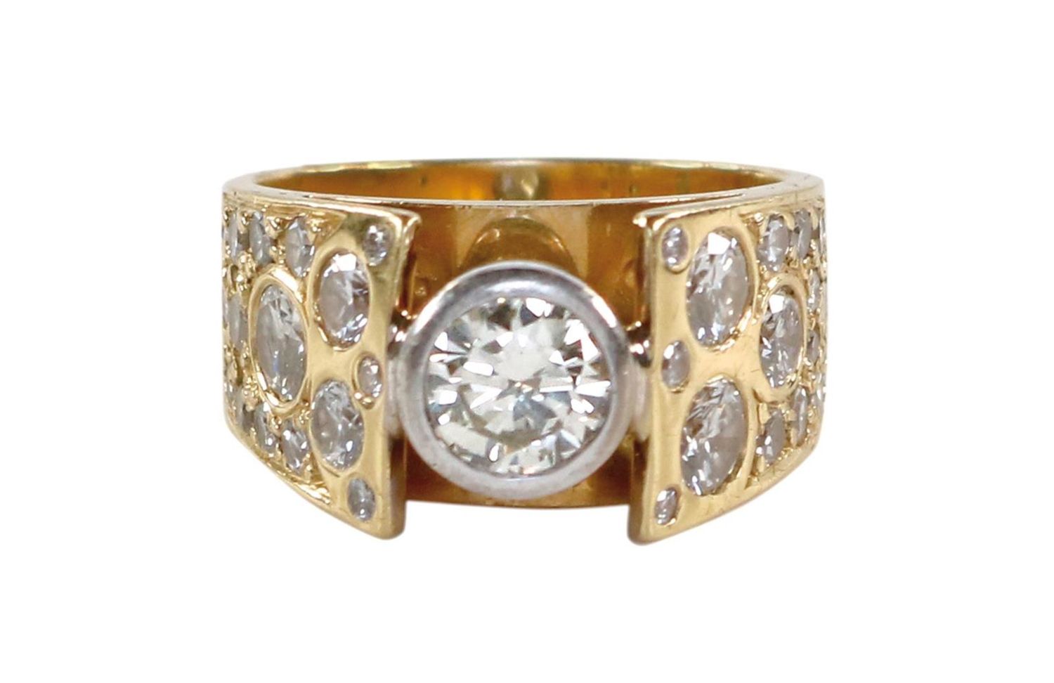 Große Abbildung Nr.1: 127-2137 Diamantring.: (Schmuck)