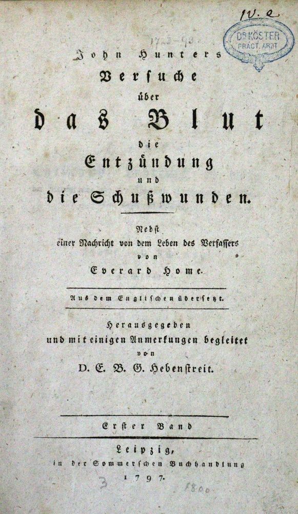 Große Abbildung Nr.1: 127-214 Hunter,J.: (Aus der Sammlung Professor Dr.Dr.Johannes Büttner Teil 1)