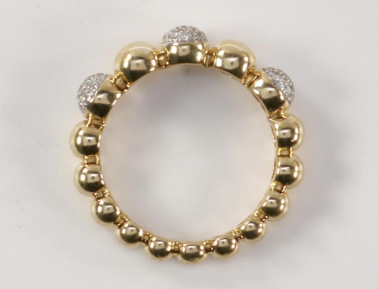 Große Abbildung Nr.3: 127-2157 Brillant Kugelring.: (Schmuck, Ring)