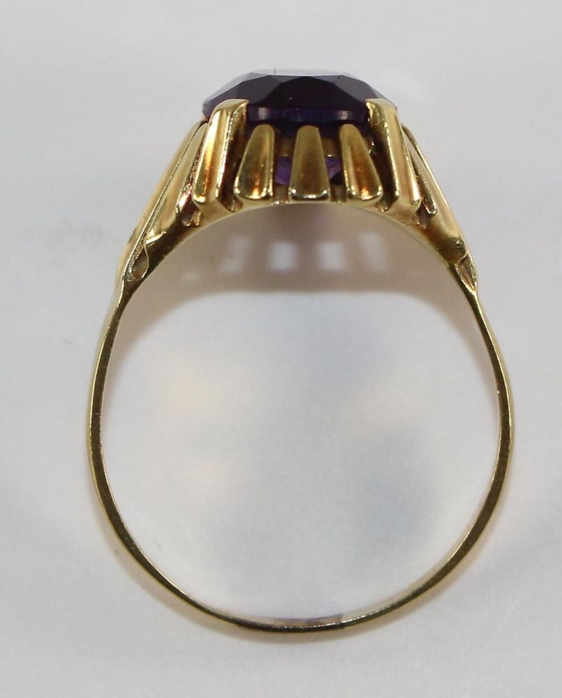 Große Abbildung Nr.2: 127-2159 Amethystring 585 GG: (Schmuck, Ringe)