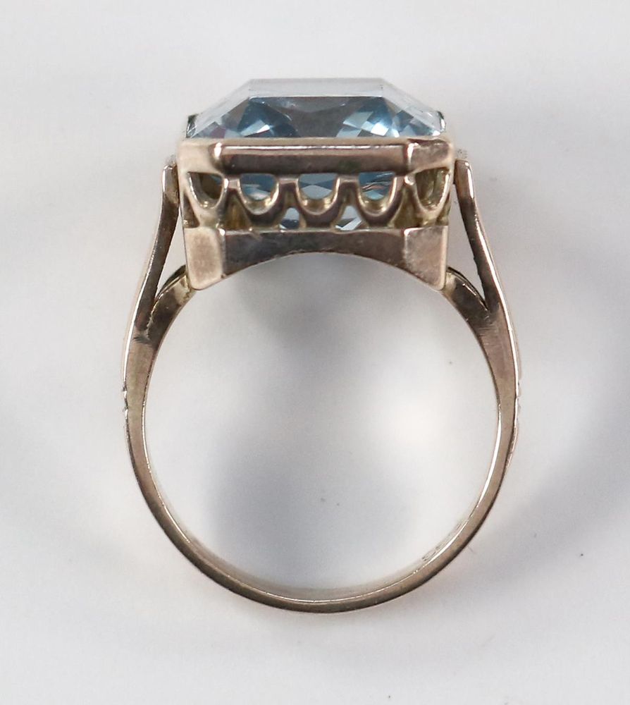Große Abbildung Nr.3: 127-2161 Art Déco Ring.: (Schmuck, Ringe)