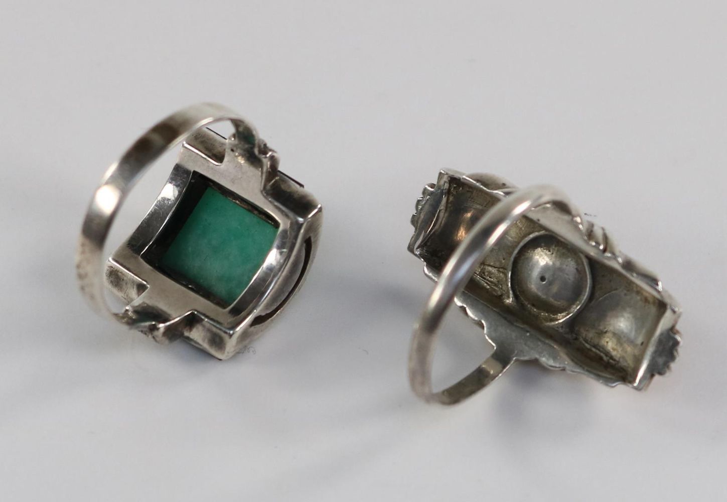 Große Abbildung Nr.3: 127-2162 Art Déco Ringe.: (Schmuck, Ringe)
