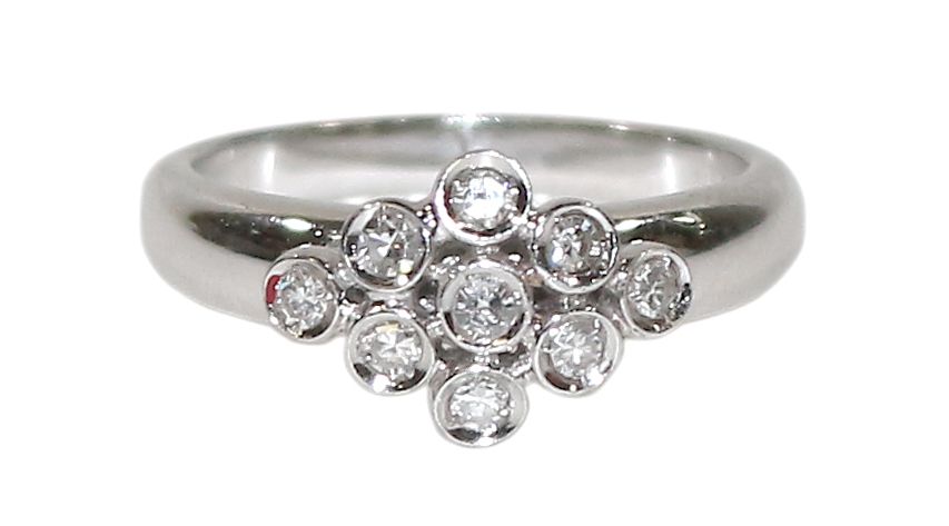 Große Abbildung Nr.1: 127-2164 Brillantring: (Schmuck, Ringe)