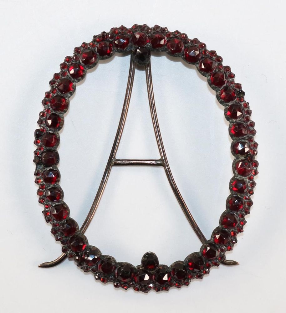 Große Abbildung Nr.2: 127-2181 Schmuckrahmen mit Granat.: (Schmuck)