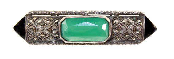 Große Abbildung Nr.1: 127-2184 Brosche Art Deko: (Schmuck, Theodor Fahrner)