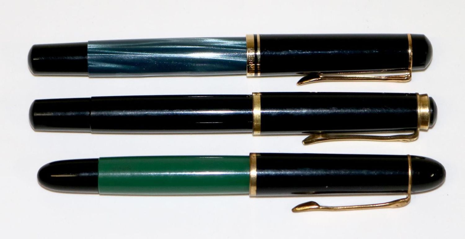 Große Abbildung Nr.1: 127-2217 Pelikan 3 Füller.: (Schreibgeräte, Pelikan)