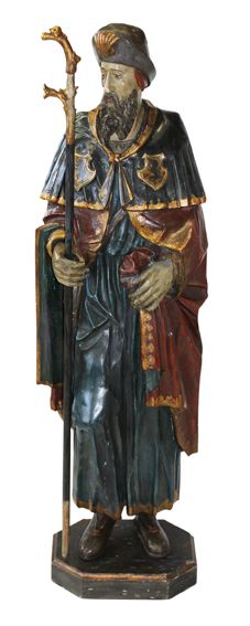 Große Abbildung Nr.1: 127-2280 Heiliger Rochus.: (Volkskunst, Religiöse Volkskunst)
