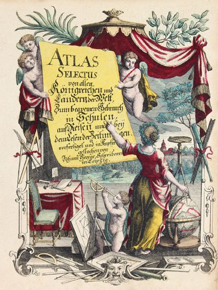 Große Abbildung Nr.1: 127-2334 Atlanten-Titelblätter.: (Varia)