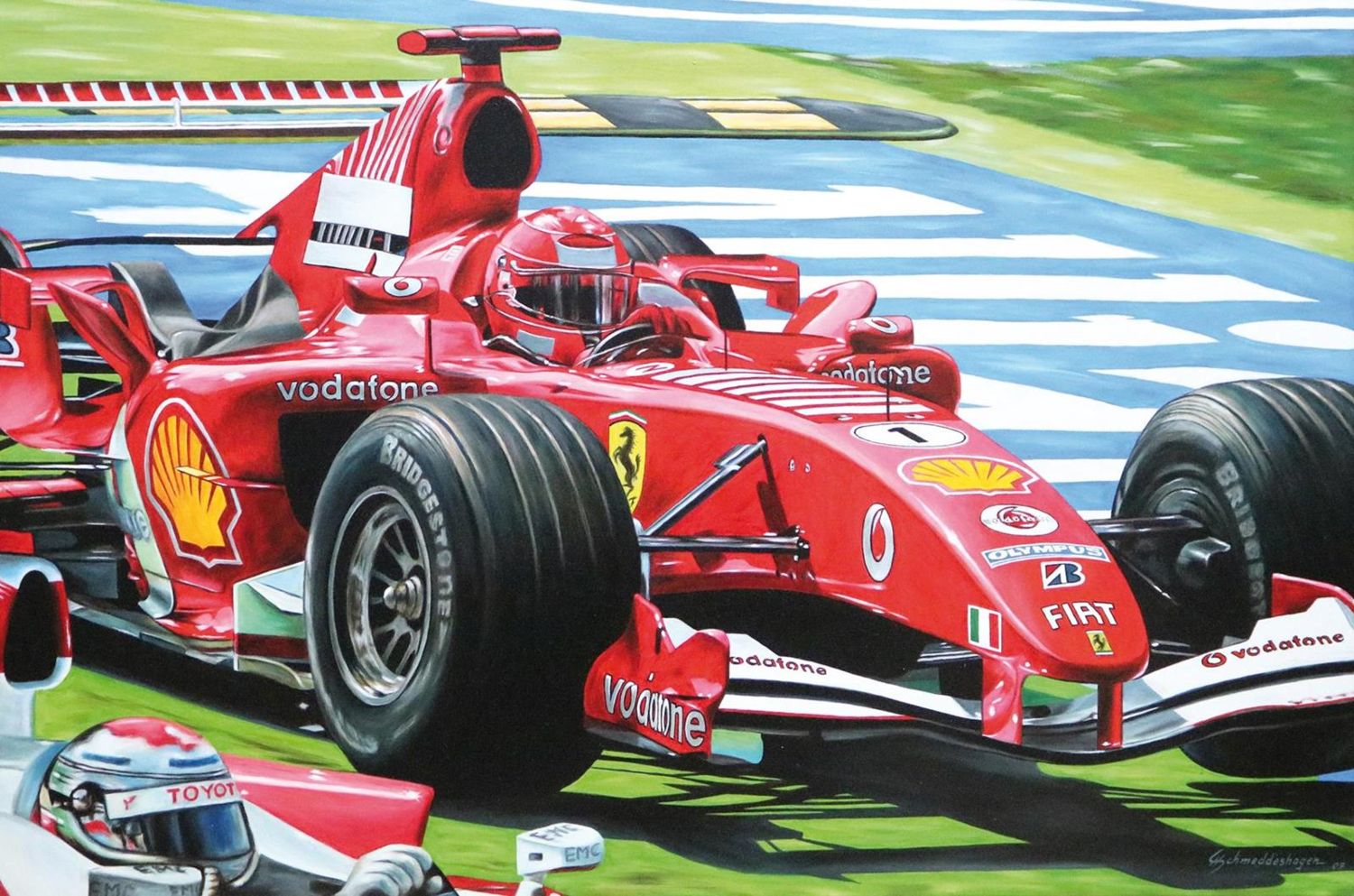 Große Abbildung Nr.1: 127-2335 Ferrari.: (Varia, Auto)