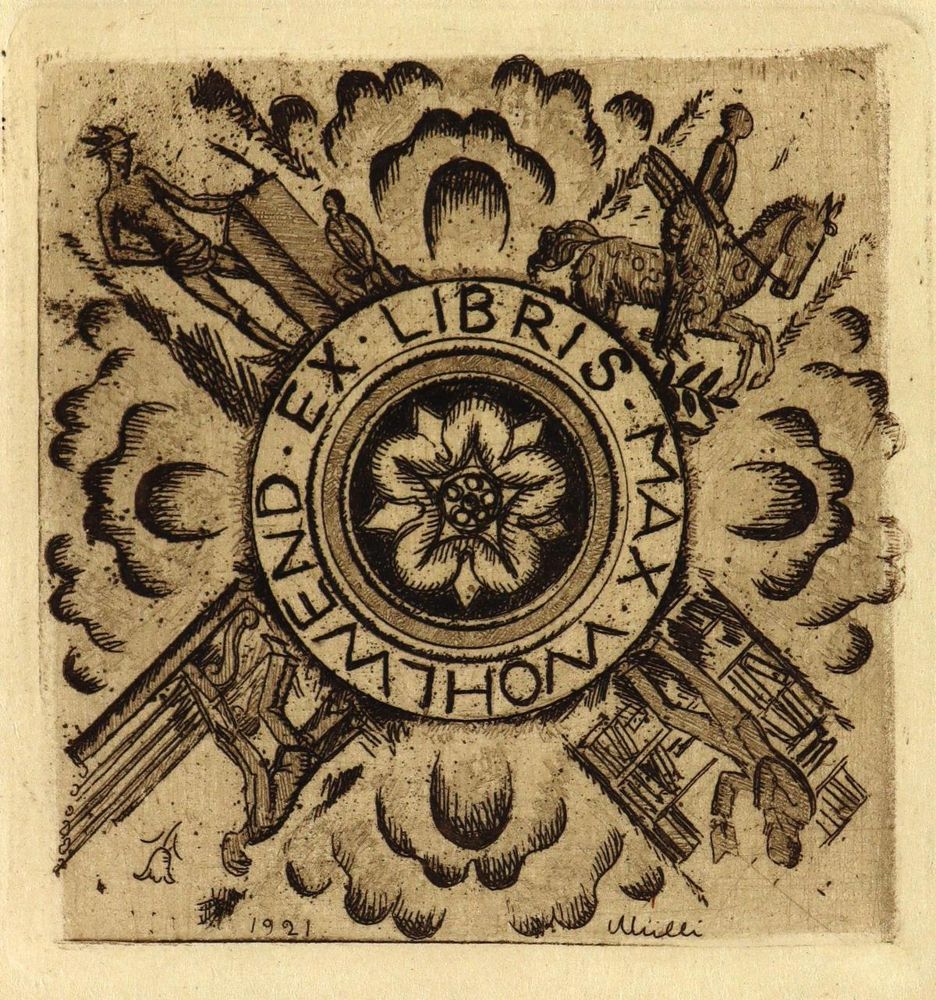 Große Abbildung Nr.4: 127-2383 Exlibris.: (Varia, Exlibris)
