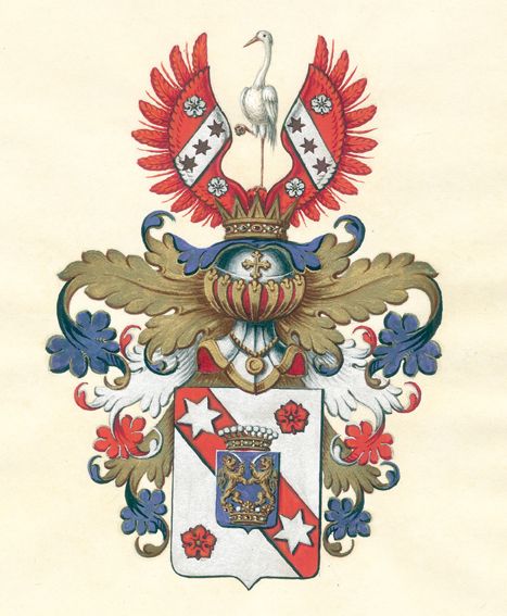 Große Abbildung Nr.1: 127-2386 Wappen.: (Varia, Genealogie und Heraldik)