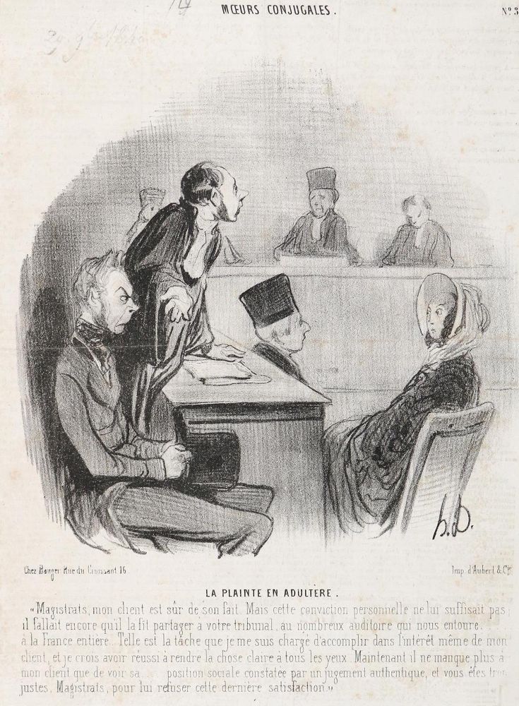 Große Abbildung Nr.1: 127-2471 Daumier, Honoré.: (Varia, Karikatur)