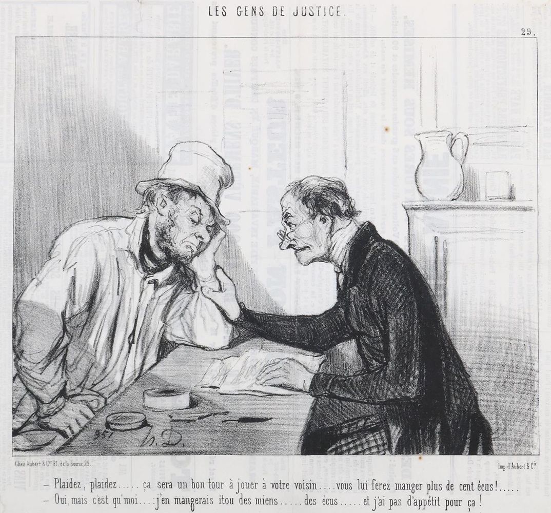 Große Abbildung Nr.3: 127-2471 Daumier, Honoré.: (Varia, Karikatur)