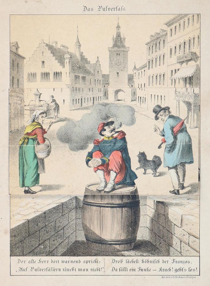 Große Abbildung Nr.1: 127-2476 Breitschwert, Wilhelm von: (Varia, Karikatur, Tabak)