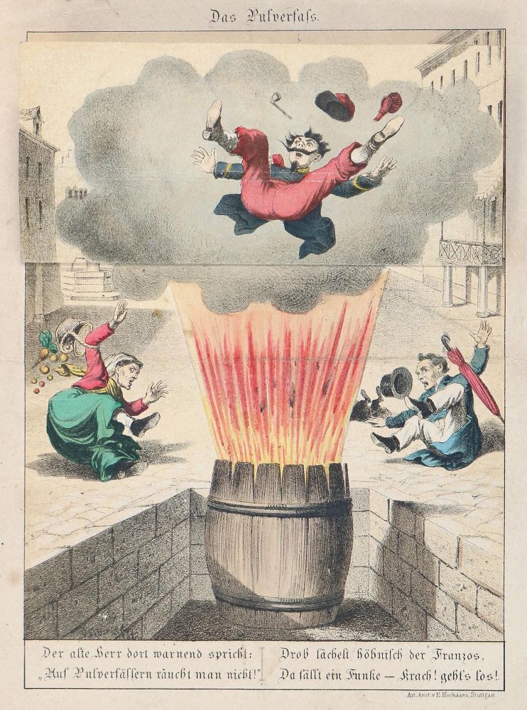 Große Abbildung Nr.2: 127-2476 Breitschwert, Wilhelm von: (Varia, Karikatur, Tabak)