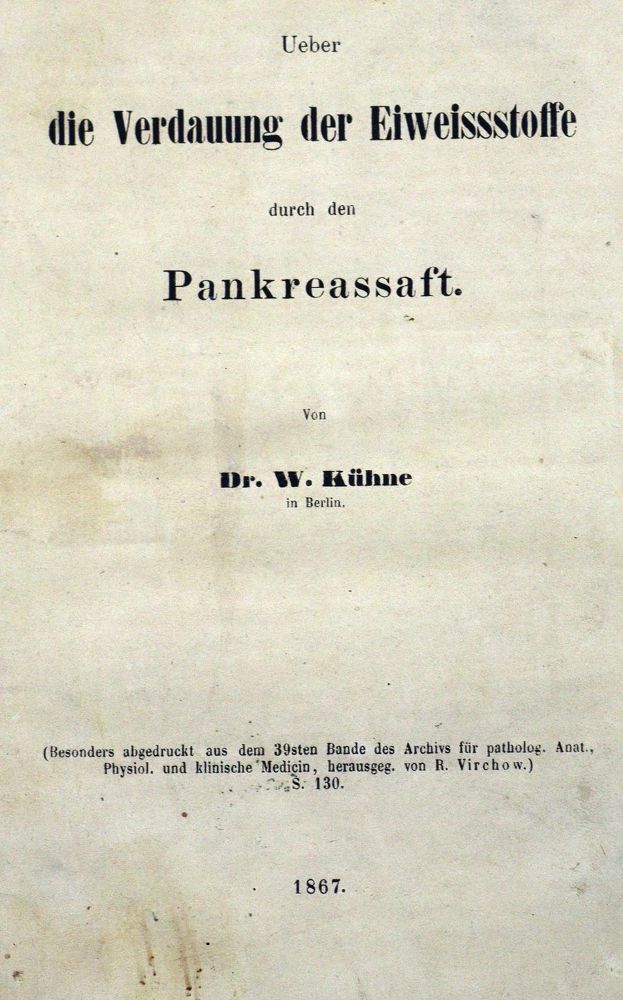 Große Abbildung Nr.1: 127-254 Kühne,W.: (Aus der Sammlung Professor Dr.Dr.Johannes Büttner Teil 1)