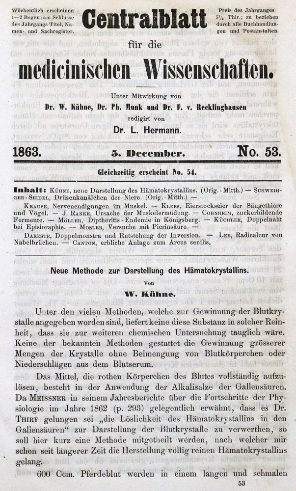 Große Abbildung Nr.2: 127-254 Kühne,W.: (Aus der Sammlung Professor Dr.Dr.Johannes Büttner Teil 1)