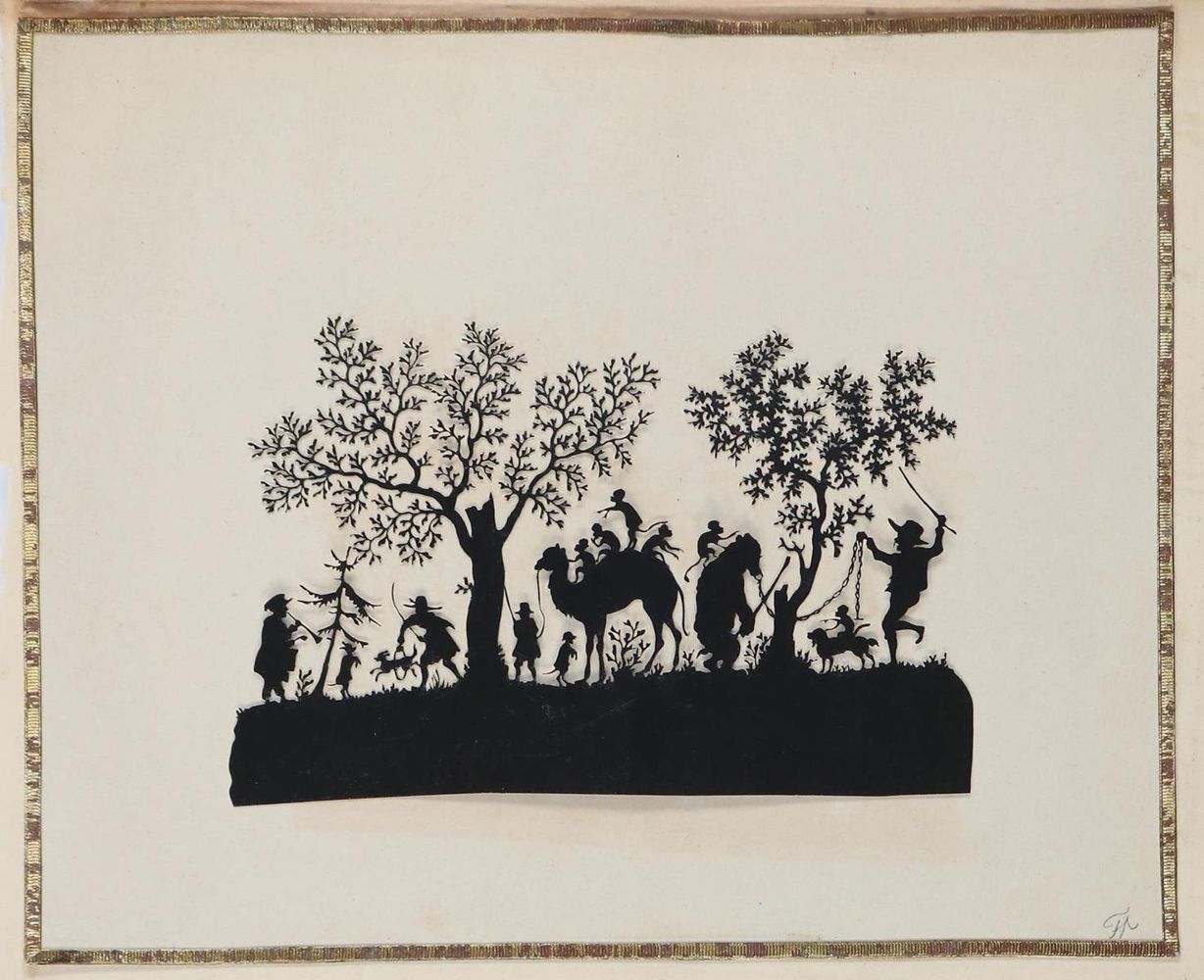 Große Abbildung Nr.2: 127-2559 Landschaften: (Varia, Scherenschnitte)