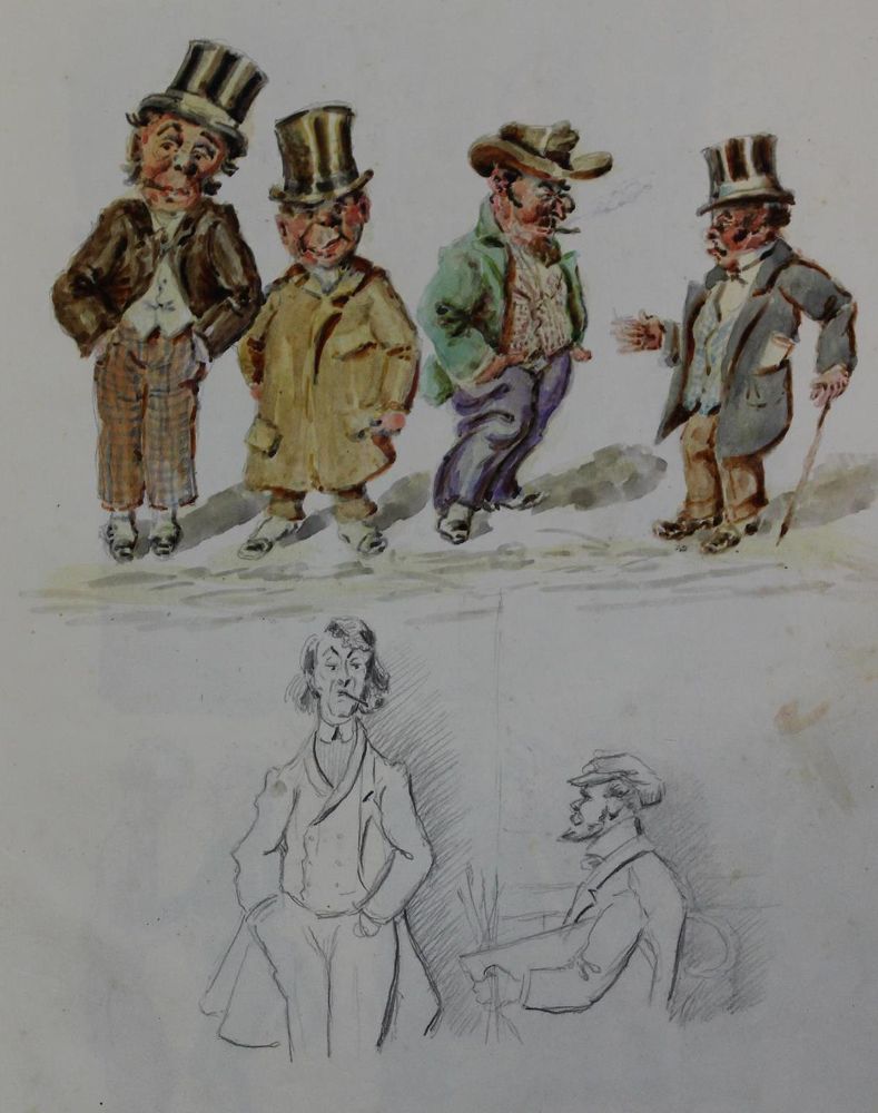 Große Abbildung Nr.1: 127-2573 Skizzenbuch: (Varia, Zeichnung)