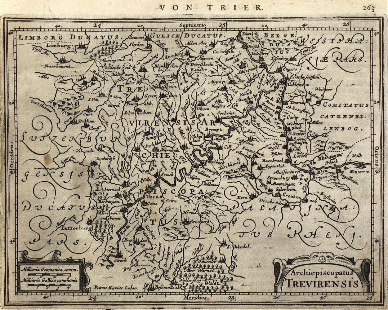 Große Abbildung Nr.1: 127-2582 Archiepiscopatus Trevirensis.: (Deutschland)