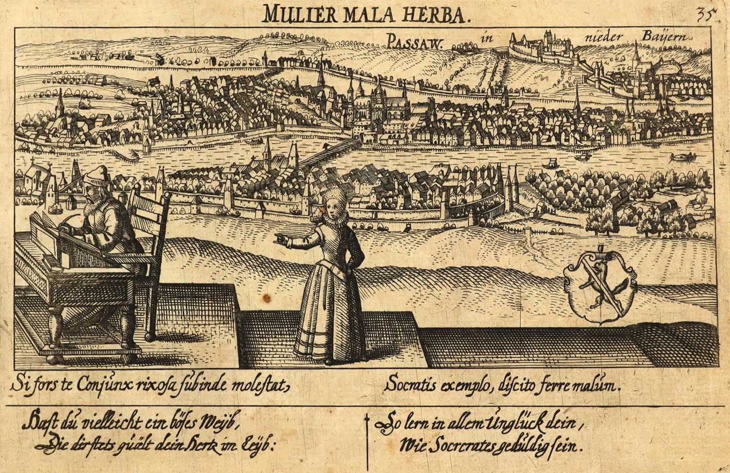 Große Abbildung Nr.1: 127-2604 Passau.: (Deutschland, Bayern)