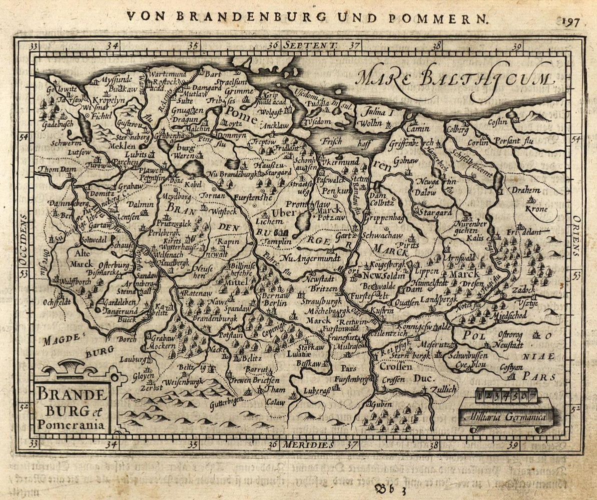 Große Abbildung Nr.1: 127-2616 Brandenburg et Pomerania.: (Deutschland)