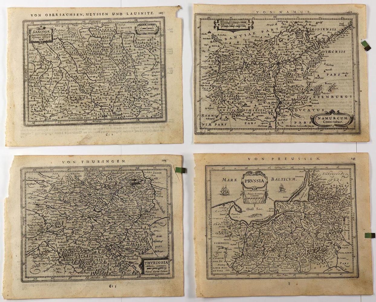 Große Abbildung Nr.3: 127-2616 Brandenburg et Pomerania.: (Deutschland)