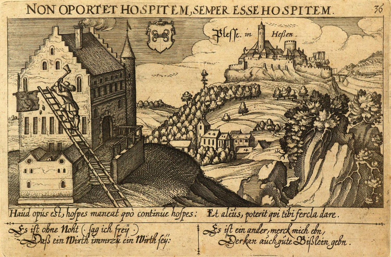 Große Abbildung Nr.1: 127-2621 Burg Plesse.: (Deutschland)