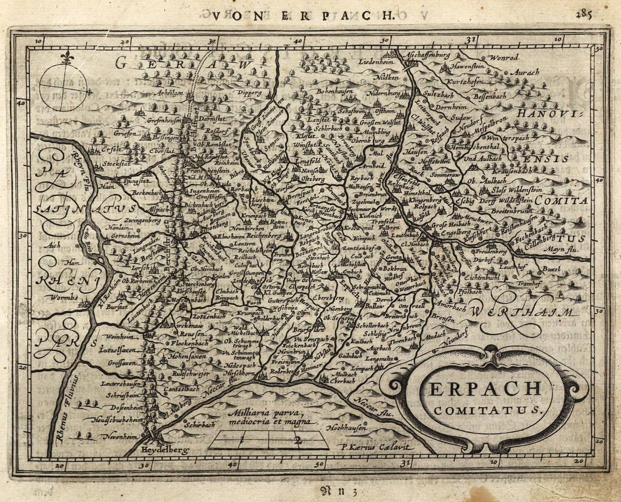 Große Abbildung Nr.1: 127-2648 Erpach. - Territorium Normbergense.: (Deutschland)