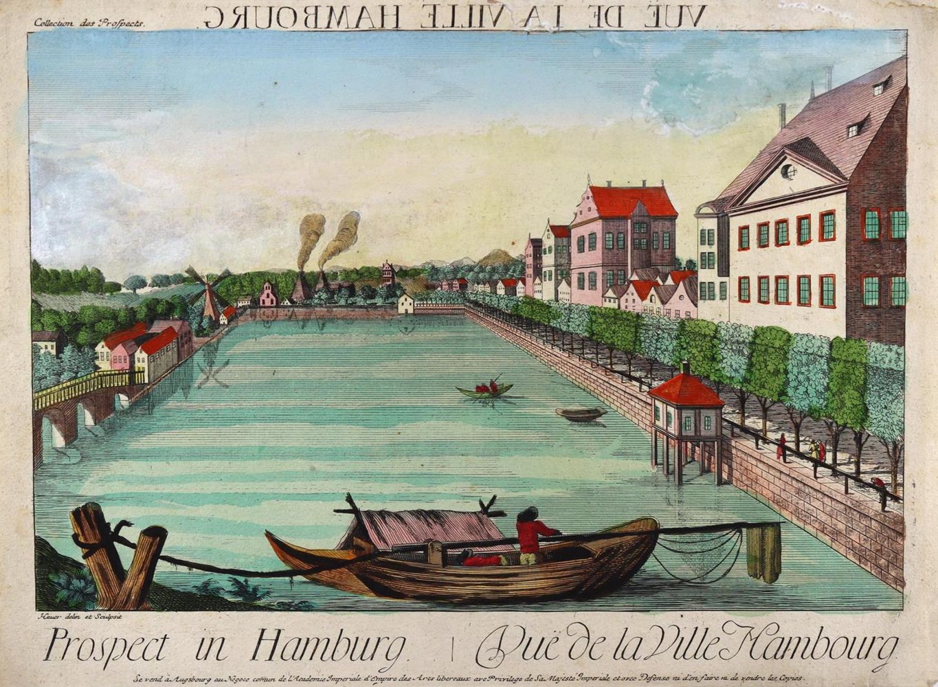 Große Abbildung Nr.1: 127-2690 Hamburg.: (Deutschland, Hamburg, Guckkastenkupfer)